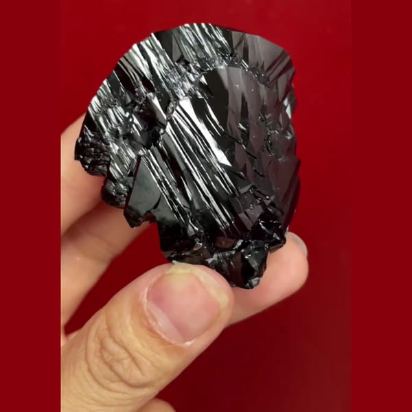 Cassiterite from Xuebaoding — alternate view