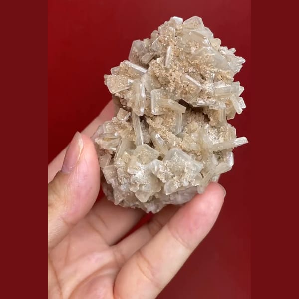 Apophyllite fish-eye from Fengjiashan Daye — alternate view