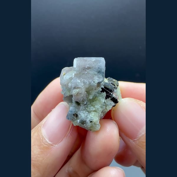 Apatite with Arsenopyrite Yaogangxian 2.5 cm — complete view