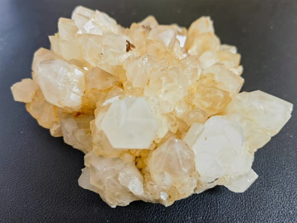 Golden Pineapple Quartz Cluster — Madagascar — individual mineral specimen view 3