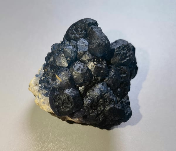 Blueberry blue fluorite cluster from Inner Mongolia — source photograph 6
