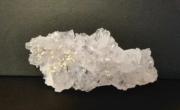 Pale Pink Phantom Quartz Plate — Brazil — individual mineral specimen view 1