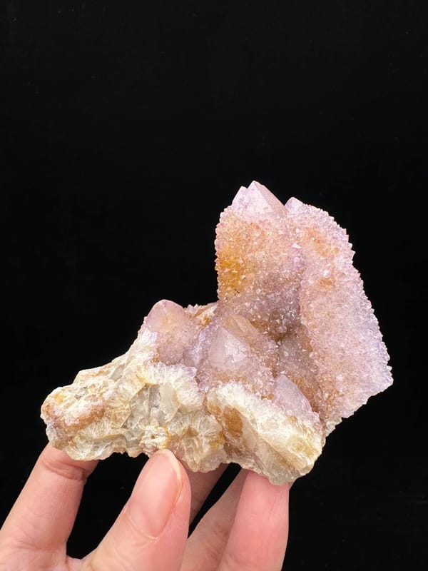 Five-Point Cactus Amethyst Cluster — South Africa — individual mineral specimen view 1