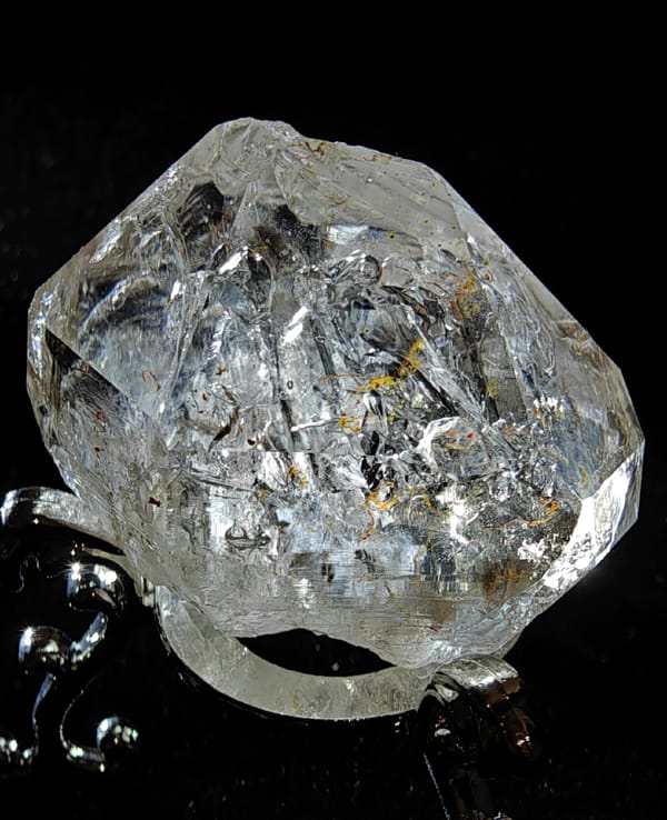 Large Enhydro Skeletal Quartz — Namibia — individual mineral specimen view 2