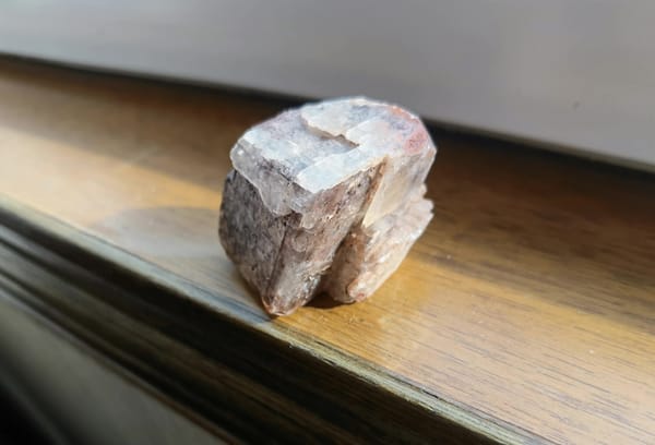 Chocolate Brown Calcite Crystal — individual mineral specimen view 2