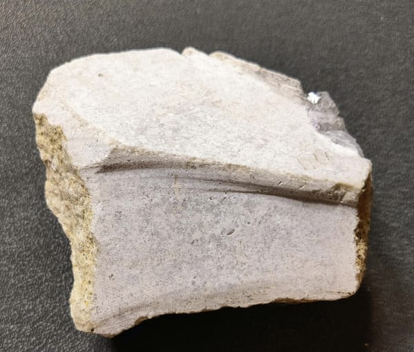 Purple-Rim Geometric Fluorite Plate — Fujian — individual mineral specimen view 2