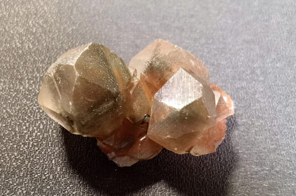 Complete front view of Chocolate-Brown Calcite with Pyrite from Daye