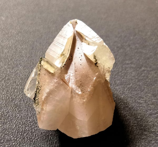 Secondary Calcite with Pyrite — Daye — individual mineral specimen view 1
