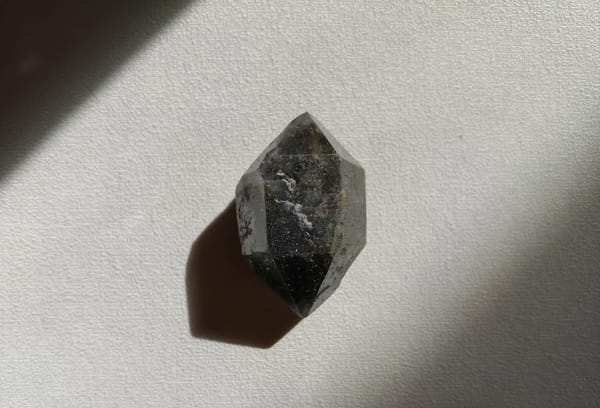 Black Skeletal Quartz Crystal — Yunnan-Guizhou — individual mineral specimen view 2