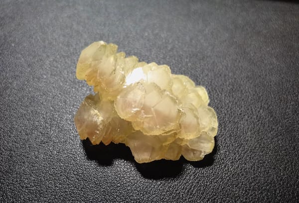 Complete front view of Towered Calcite with Tri-Radiate Forms from Daye