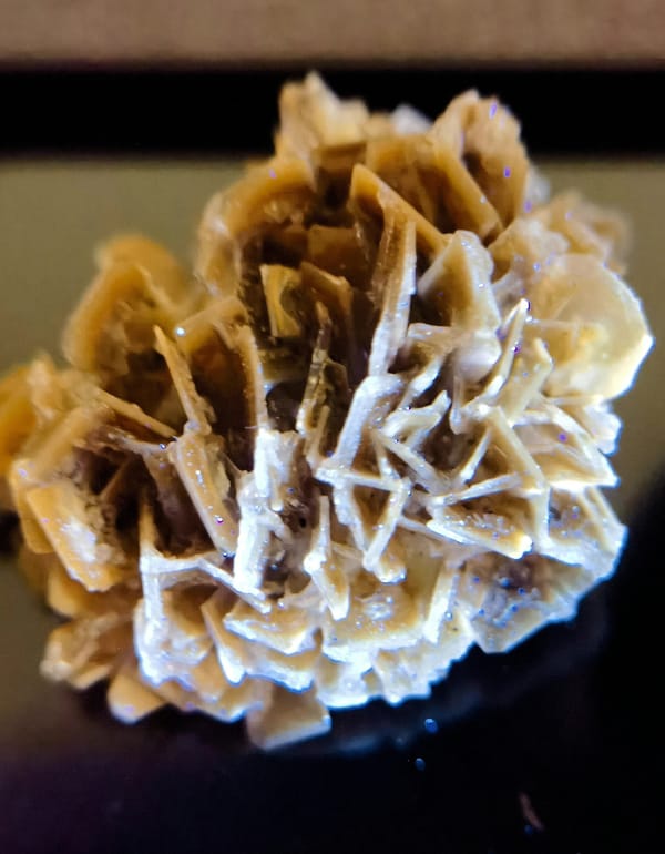 Layered Barite Flower — Henan — individual mineral specimen view 2
