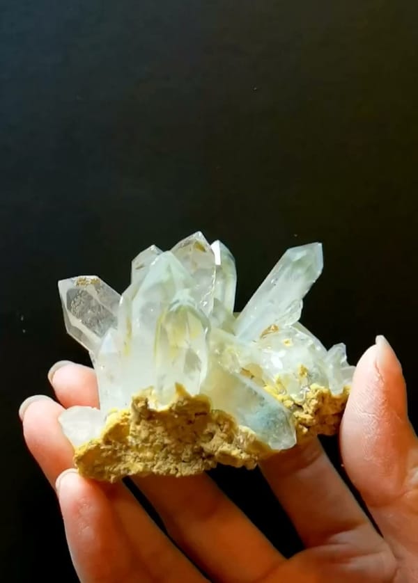 Green Phantom Himalayan Quartz Cluster from Pakistan