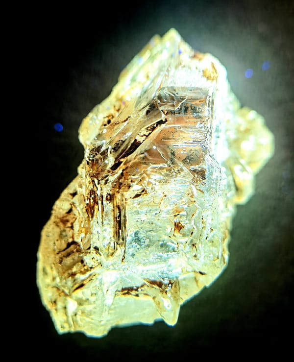 Rune-Window Red-Clay Skeletal Quartz — Madagascar — individual mineral specimen view 1