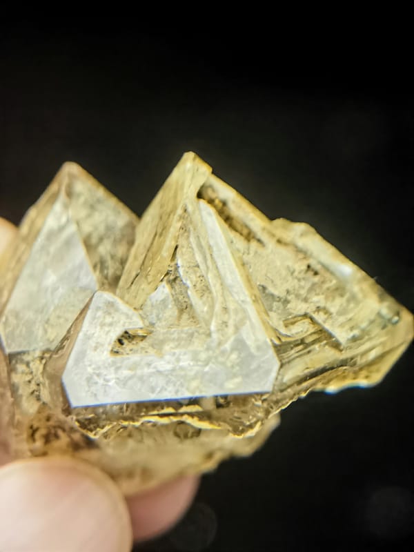 Old-Skin Yellow-Clay Window Quartz — Pakistan — individual mineral specimen view 1