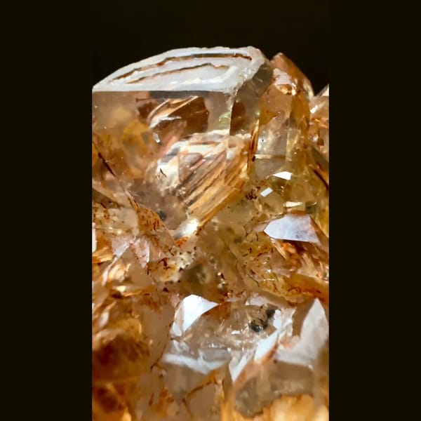 Glossy red clay skeletal quartz from Madagascar — alternate view