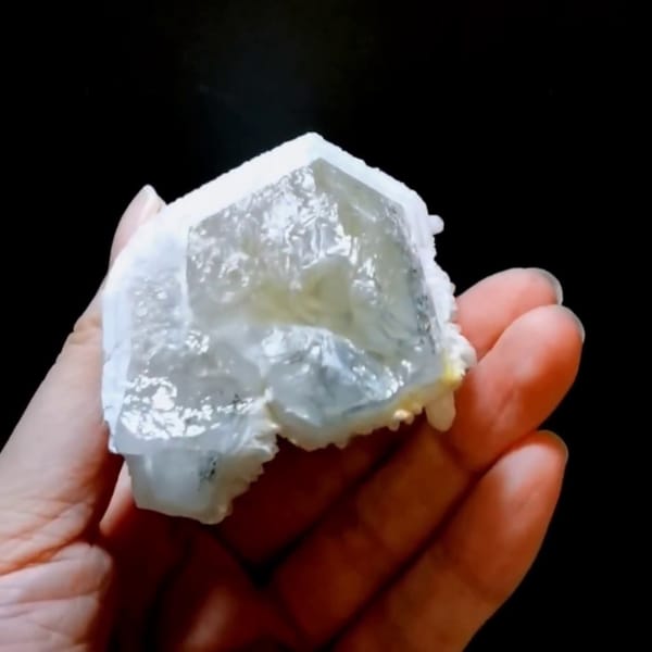 Candle quartz with tiny buds from Inner Mongolia — detail view