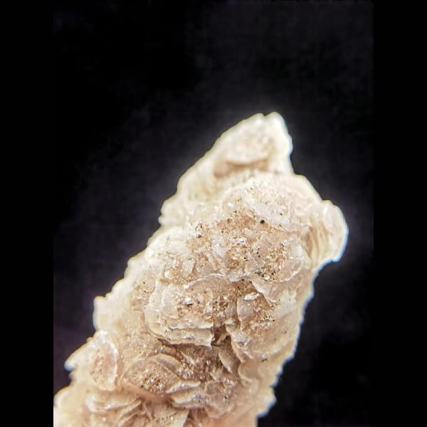 Sparkly quartz with pink calcite and pyrite from Inner Mongolia — complete view