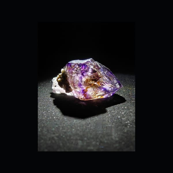 Vivid Purple Skeletal Quartz from Zimbabwe — complete view 1 of the exact specimen