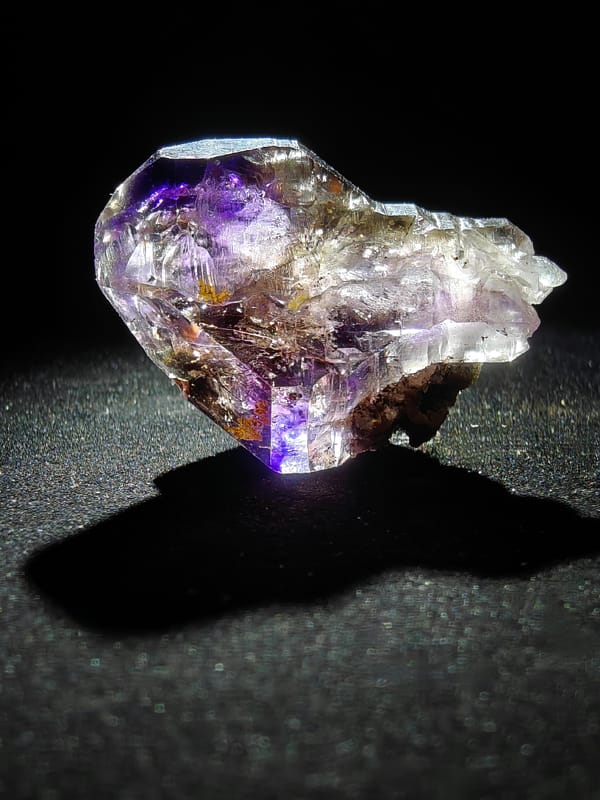 Vivid Purple Skeletal Quartz from Zimbabwe — complete view 2 of the exact specimen