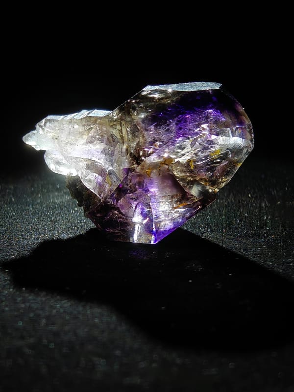 Vivid Purple Skeletal Quartz from Zimbabwe — complete view 3 of the exact specimen