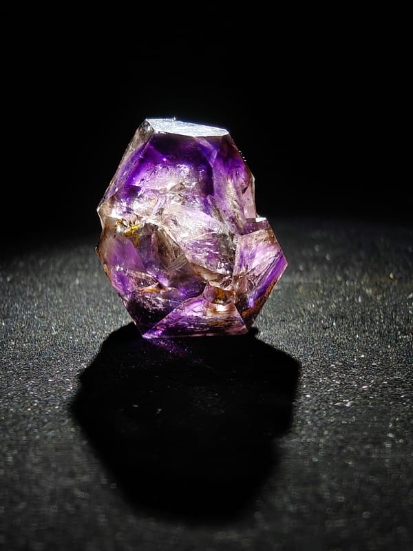 Vivid Purple Skeletal Quartz from Zimbabwe — complete view 4 of the exact specimen