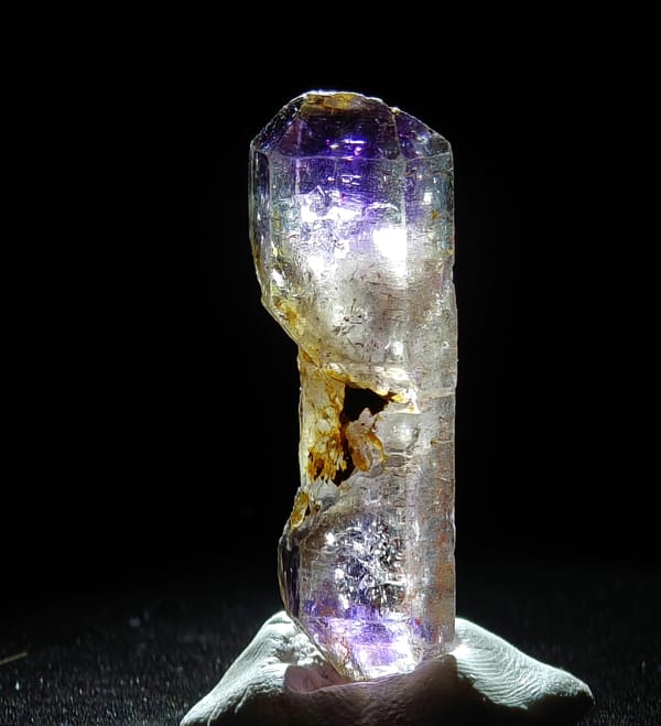 Columnar Purple Skeletal Quartz from Zimbabwe — complete view 2 of the exact specimen