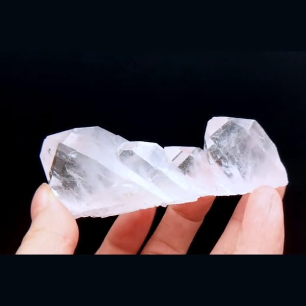 Heavy suture quartz from Pakistan — alternate view