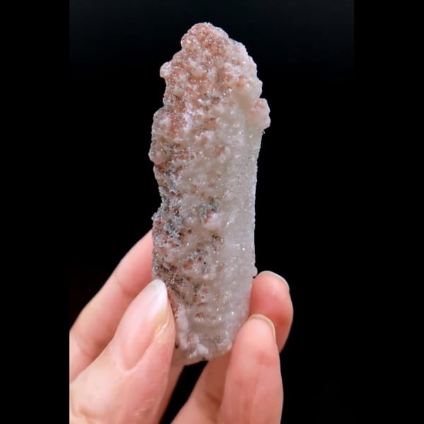 Sugar quartz from Inner Mongolia — complete view