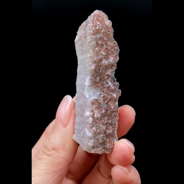 Sugar quartz from Inner Mongolia — detail view