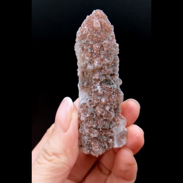 Sugar quartz from Inner Mongolia — detail view
