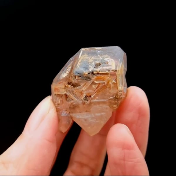 Mud skeletal quartz from Namibia — alternate view