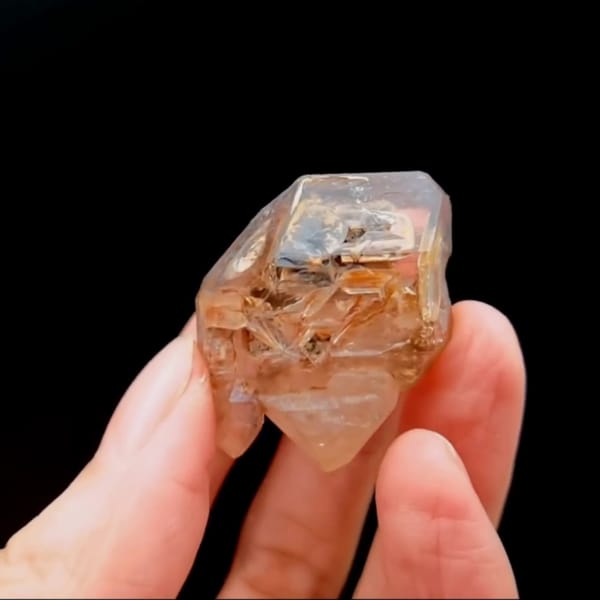 Mud skeletal quartz from Namibia — alternate view