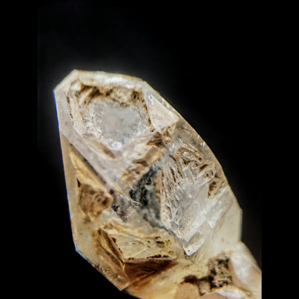 Tulip-shaped skeletal quartz from Namibia — complete view