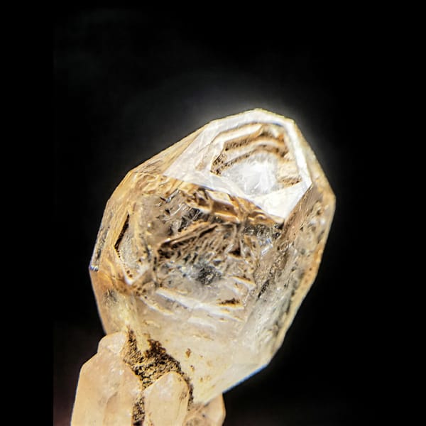 Tulip-shaped skeletal quartz from Namibia — alternate view