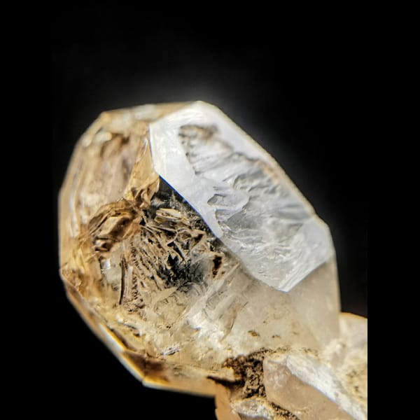 Tulip-shaped skeletal quartz from Namibia — alternate view