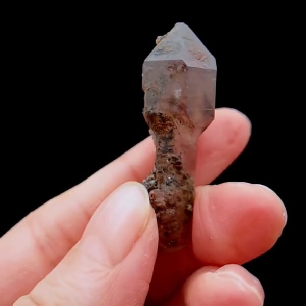 Super Seven scepter from Zimbabwe — detail view