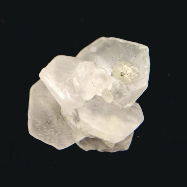 Hourglass gypsum rose from Hebei — alternate view