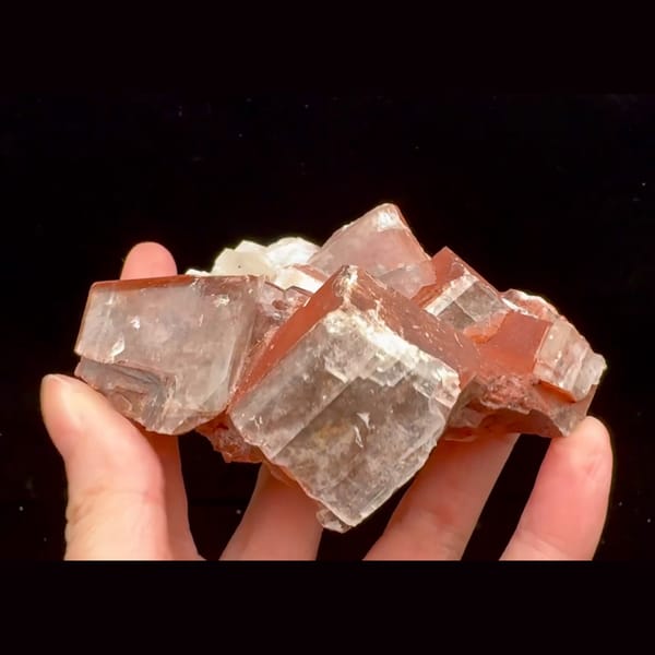 Chocolate calcite cluster — alternate view