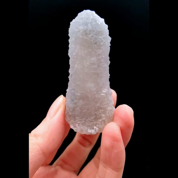 Quartz with fluorite from Inner Mongolia — complete view