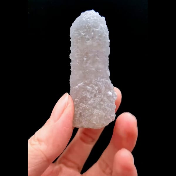 Quartz with fluorite from Inner Mongolia — alternate view