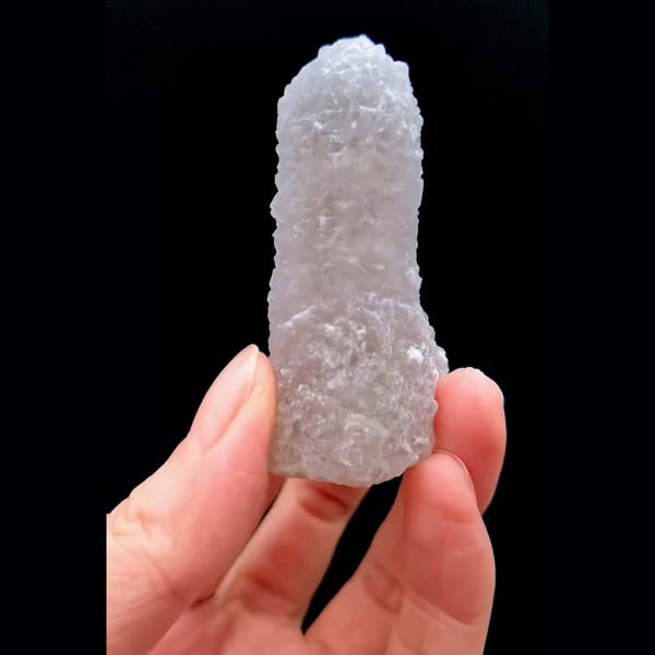 Quartz with fluorite from Inner Mongolia — alternate view