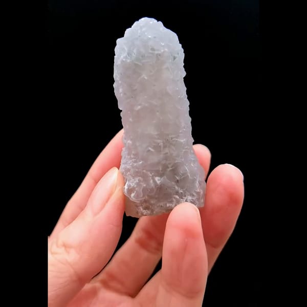 Quartz with fluorite from Inner Mongolia — detail view