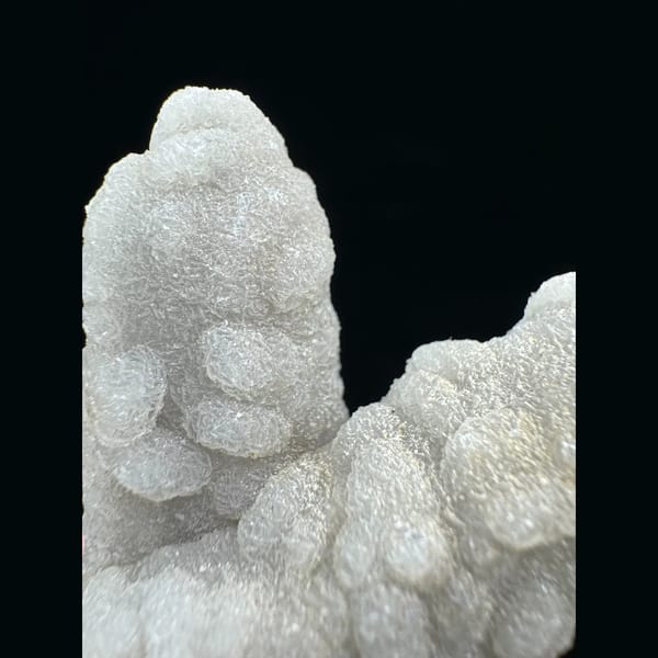 Quartz with lace calcite from Inner Mongolia — alternate view