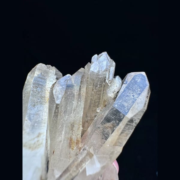 Golden healer quartz cluster from Colombia — alternate view