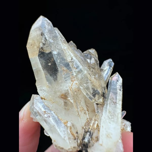 Golden healer quartz cluster from Colombia — alternate view