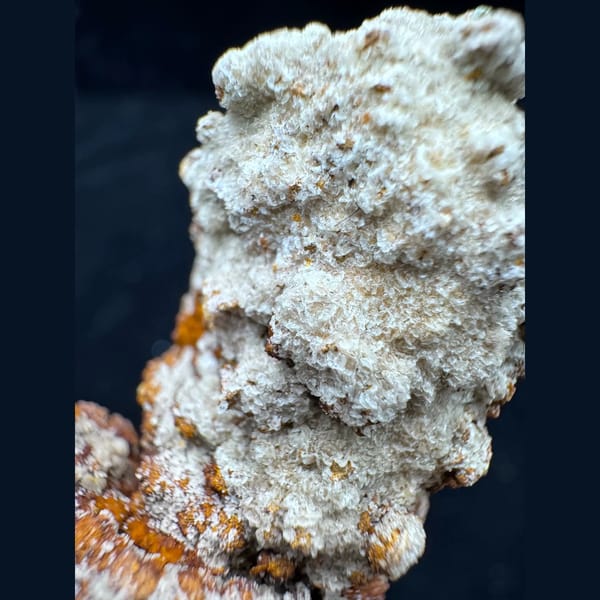 Quartz with colorful limonite from Inner Mongolia — detail view