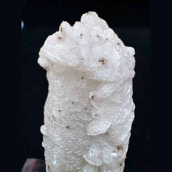Small quartz with calcite from Inner Mongolia — complete view