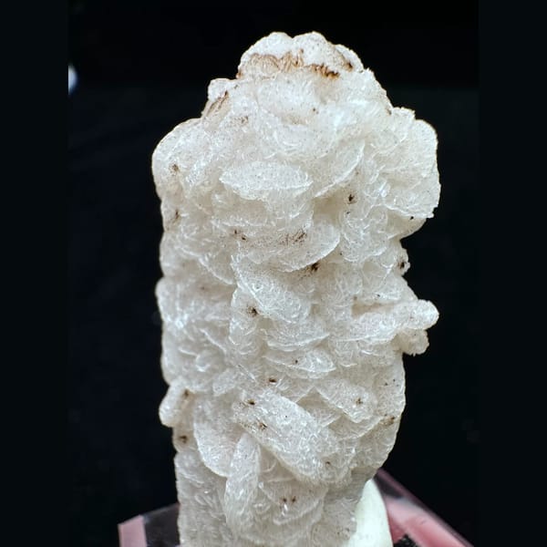 Small quartz with calcite from Inner Mongolia — alternate view