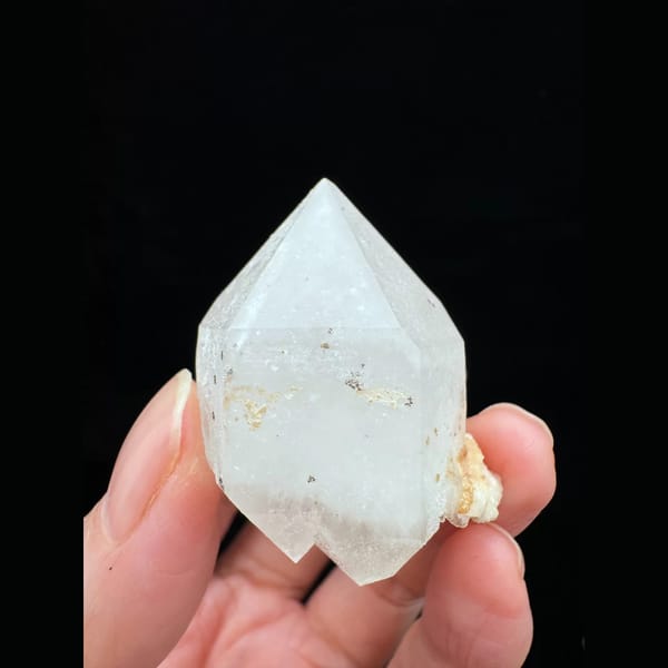 Chunky double-terminated quartz from Chenzhou Hunan — complete view