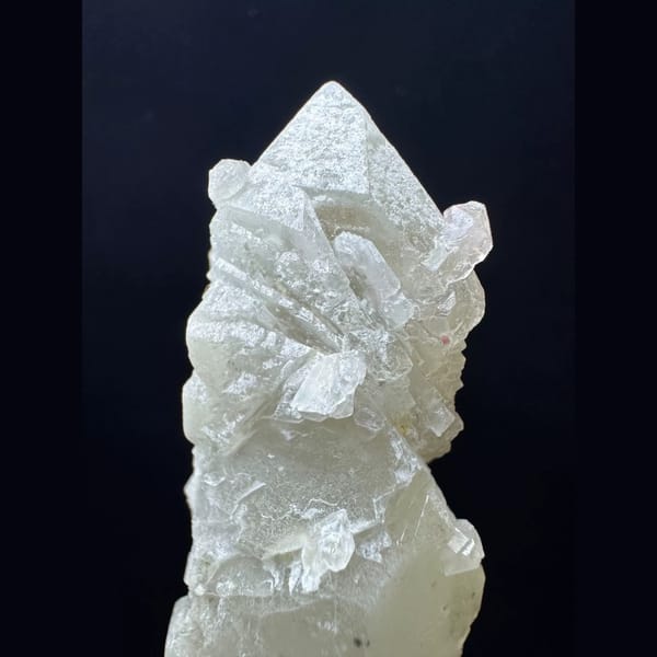 Green etched interference quartz from Inner Mongolia — alternate view